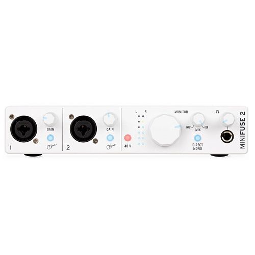 Arturia MiniFuse 2 White USB аудио интерфейс.
