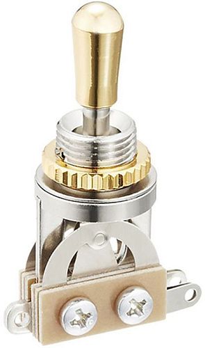 Hosco H-YM-T20G Переключатель 3-х позиционный, золотистая ручка.