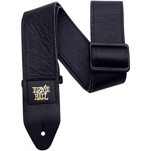 Ernie Ball 4134 Leather Black Гитарный ремень.