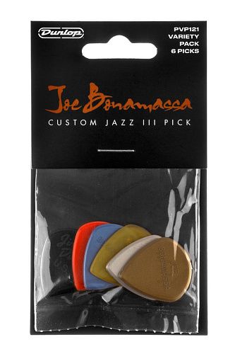 Dunlop PVP121 Bonamassa Набор медиаторов, 6 шт.