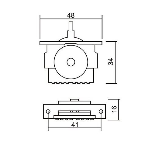 Hosco H-VLX53 Переключатель 5-ти позиционный.
