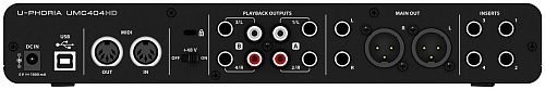 Behringer UMC404HD Звуковой USB - интерфейс для записи микрофонов и инструментов.