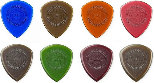 Dunlop PVP114 Flow Набор медиаторов для электрогитары, 8 шт.